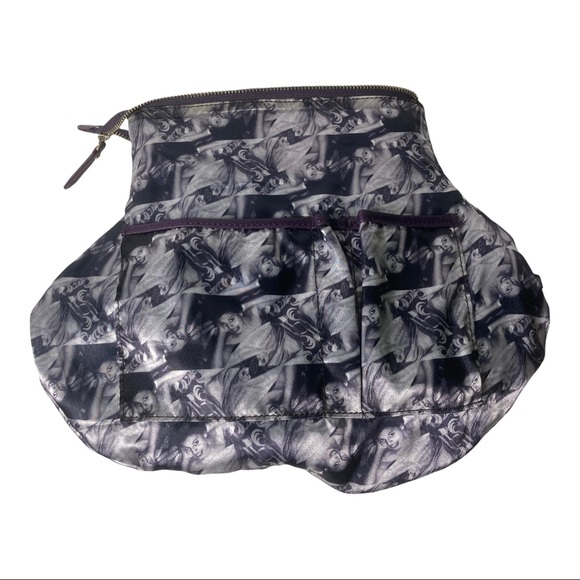 Junior Drake, Karel, Italian Leather, Textured Purple detachable gold tone chain - Picture 10 of 16